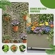 preview thumbnail 68 of 103, 72 in Metal Movable Planter Box with Trellis Privacy Screen Lockable Wheels