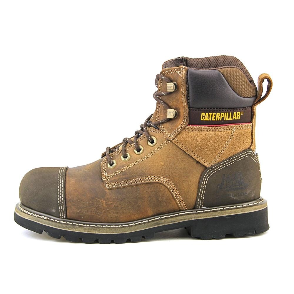 Shop Caterpillar Traction 6 St Men W Steel Toe Leather Work Boot