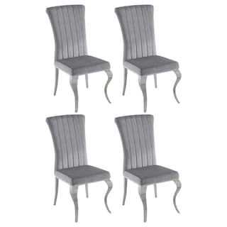 Betty Velvet Upholstered Dining Chair (Set of 4)