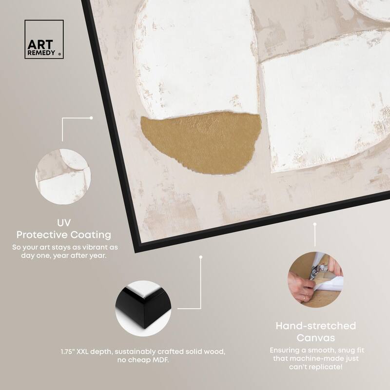 Gilded Cairn III Canvas by Art Remedy