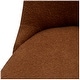 preview thumbnail 32 of 55, Boucle Polyester Upholstered Swivel Counter Stool - Foot Glides