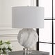 preview thumbnail 3 of 5, Uttermost Saylor White Table Lamp - 27.5'' H X 19'' W X 19'' D