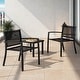 preview thumbnail 13 of 53, Corvus Yorkdale Outdoor Modern 3-piece Chat Set