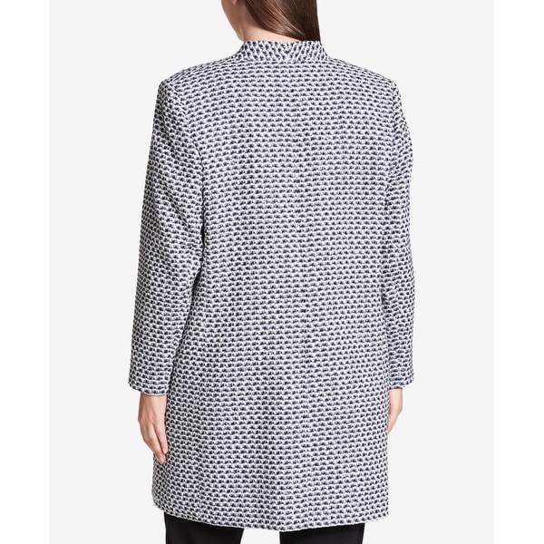 anne klein tweed topper jacket
