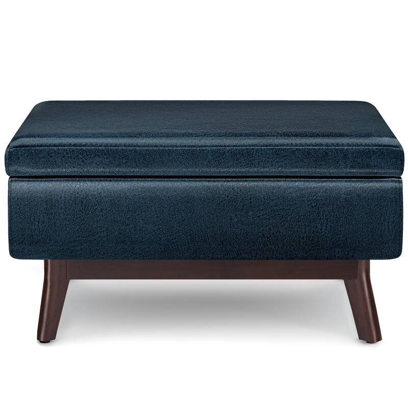 Wyndenhall Ethan Mid-century Modern Rectangular Table Ottoman