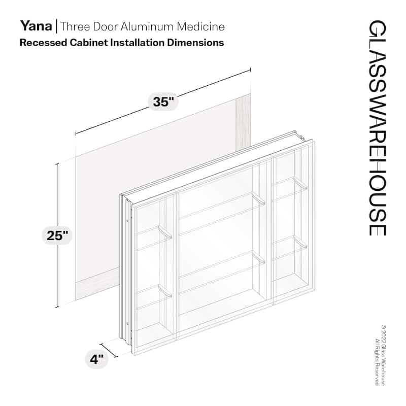 Aluminum Medicine Cabinet