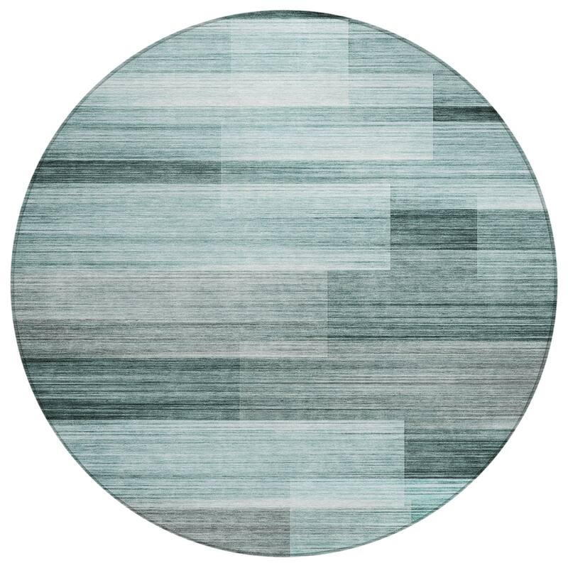 HomeRoots Striped Transitional Rectangle Outdoor Rug