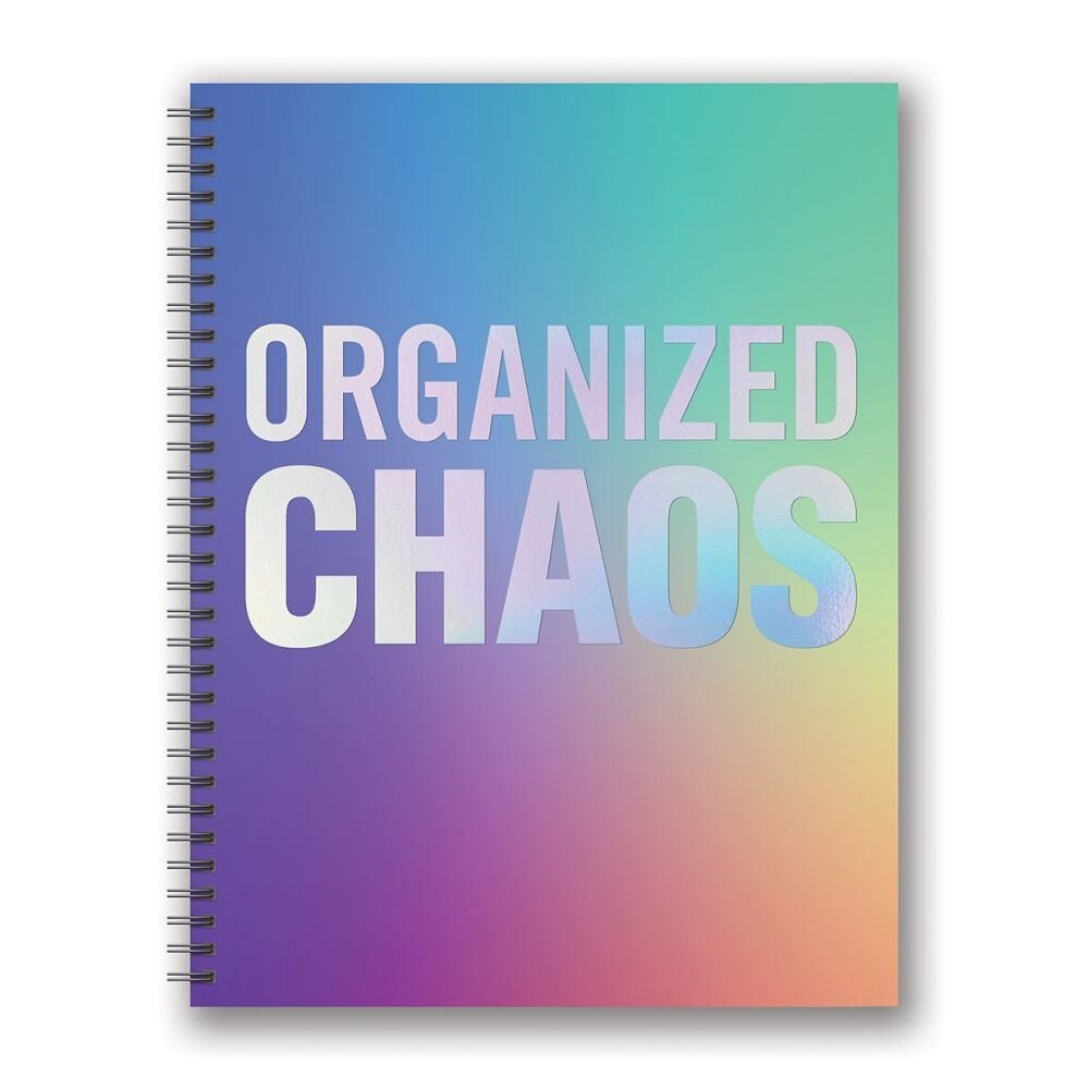 Shop Orange Circle Studio 2019 Extra Large Spiral Planner August 2018 December 2019 Organized Chaos Overstock 24336959
