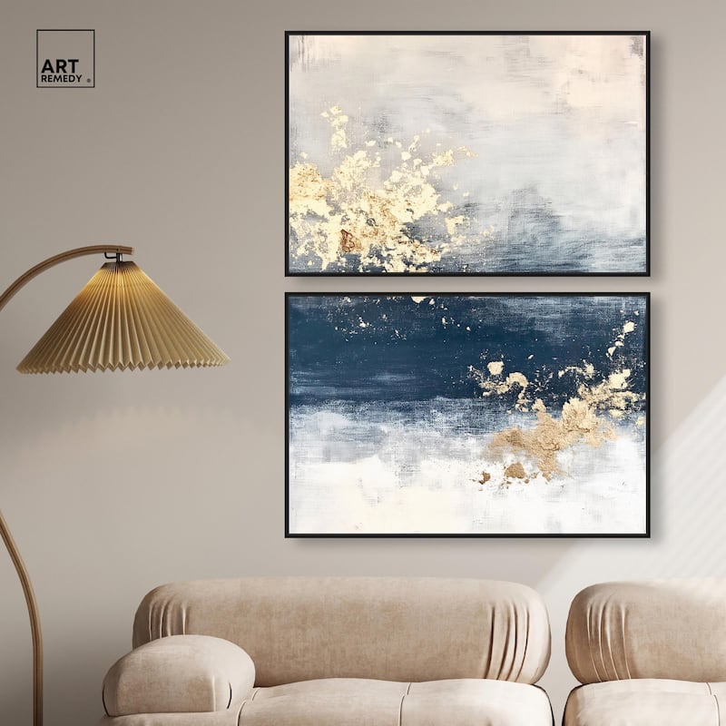 Inner Cosmos I Canvas Set of 2 by Art Remedy