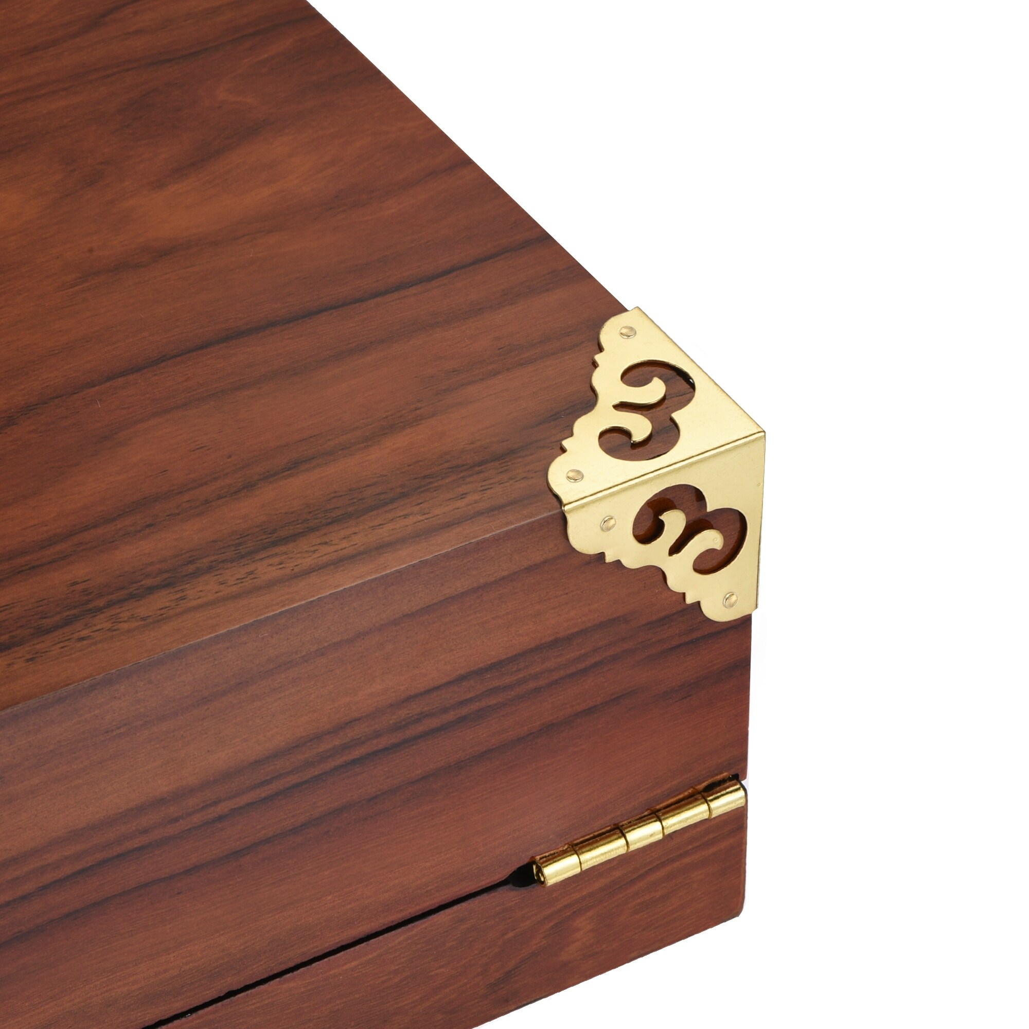4pcs Box Corner Protectors Vintage Triangle Furniture Edge Protector - Gold  Tone - 2.28 x 2.28 x 0.2(L*W*H) - Bed Bath & Beyond - 28962381