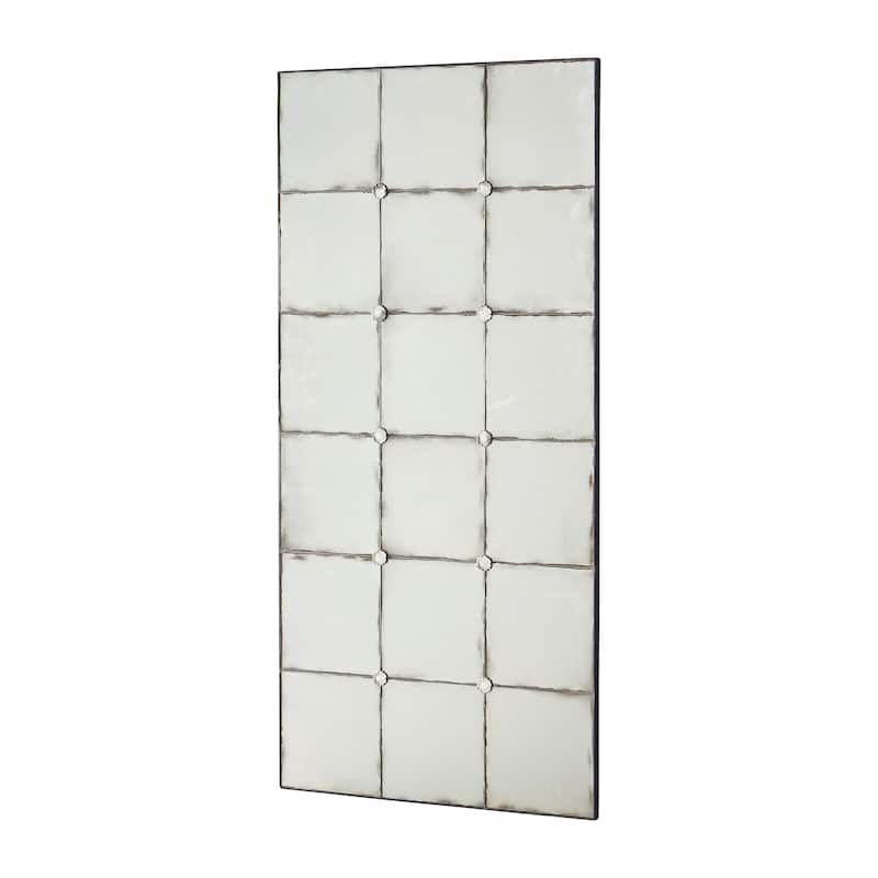 Aces Iron Rectangular Mirror - Black