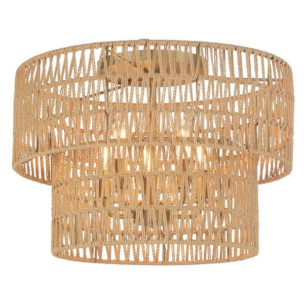 slide 2 of 9, Minka Lavery 5043 Bungalow Heaven 5 Light 20" Wide Flush Mount with