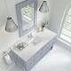preview thumbnail 36 of 56, James Martin Vanities Breckenridge 60" Single Vanity, Serenity Blue White Zeus - Single