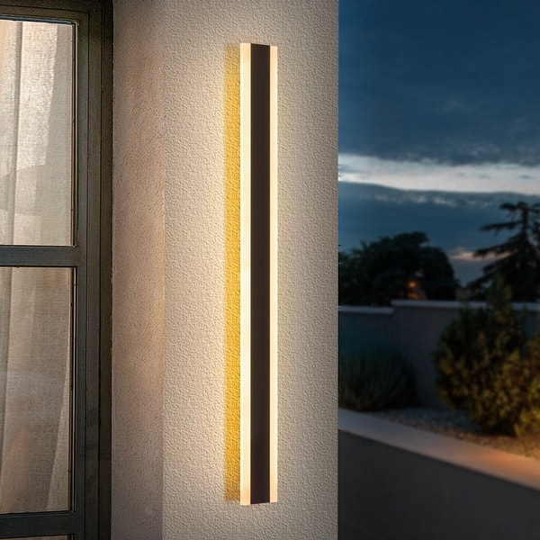 Modern Linear Strip Acrylic Integrated LED 3000K Warm Light IP65 ...