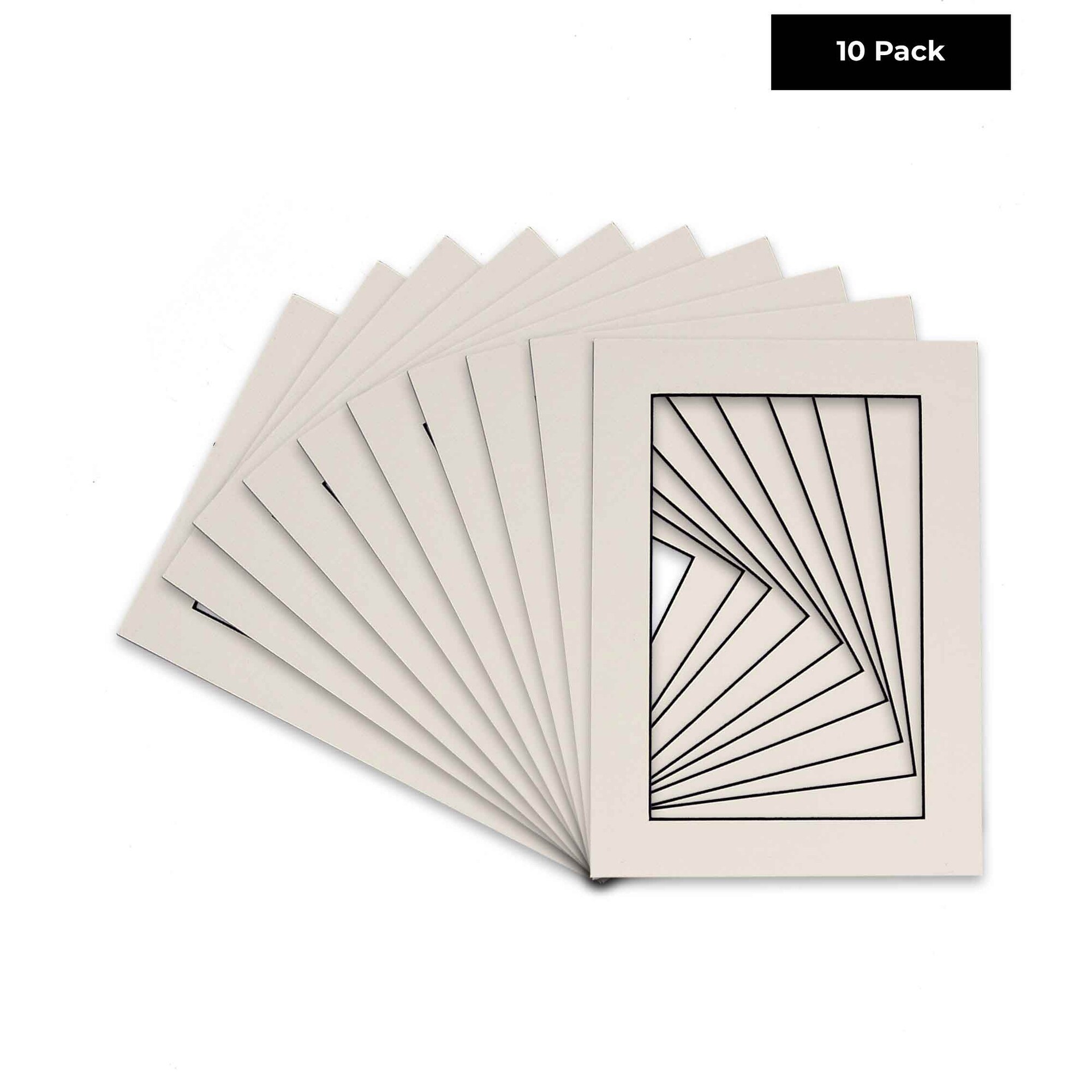 10 PACK White Picture Mats 11x14 for 8x10 Artwork BULK DISCOUNT! FREE  SHIPPING