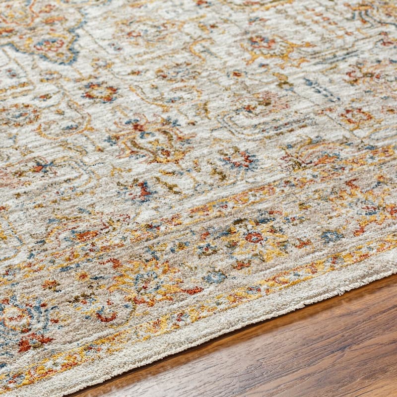 Livabliss Transitional Mona Lisa Medallion Area Rug