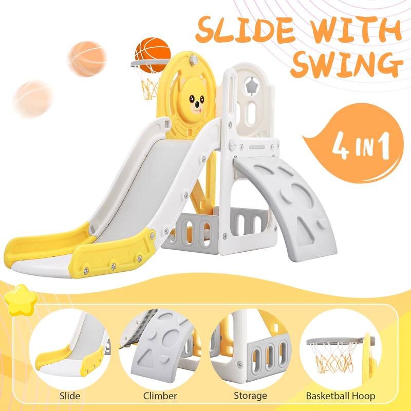 Toddler Climber and Slide Set 4 in 1