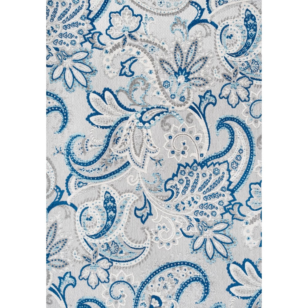 JONATHAN Y Lucena Paisley High-Low Indoor/Outdoor Area Rug