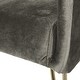 preview thumbnail 20 of 31, Grelton Modern Glam Velvet Club Chair with Hairpin Legs by Christopher Knight Home - 27.50" L x 24.50" W x 31.00" H