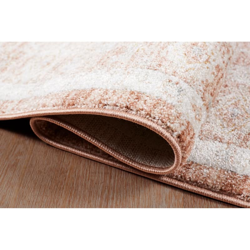 Terra by Obeetee Umbria Persian Border Rug