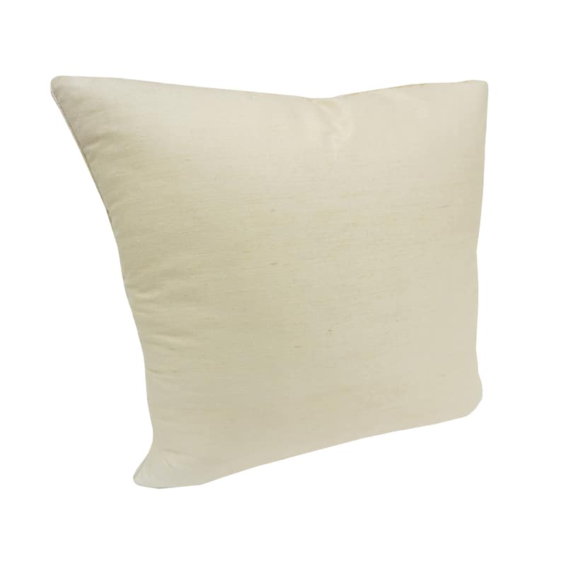 Home&Manor Isfahan Dupioni Silk Pillow 18"