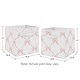 preview thumbnail 3 of 2, Sweet Jojo Designs Pink Bows Girl Foldable Fabric Storage Bins - Blush Bow for the Ballerina Ballet Dancer Princess Collection