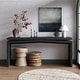 preview thumbnail 4 of 38, GDFStudio - Alex Farmhouse 65" Wooden Console Table for Entryway Black
