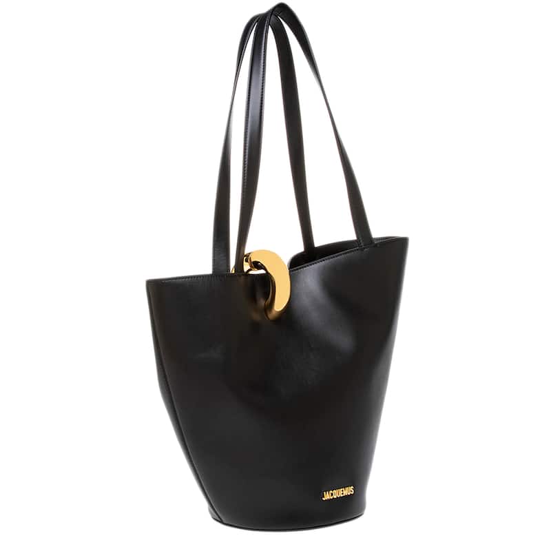 Jacquemus Medium Bambola Asymmetric Bucket Bag