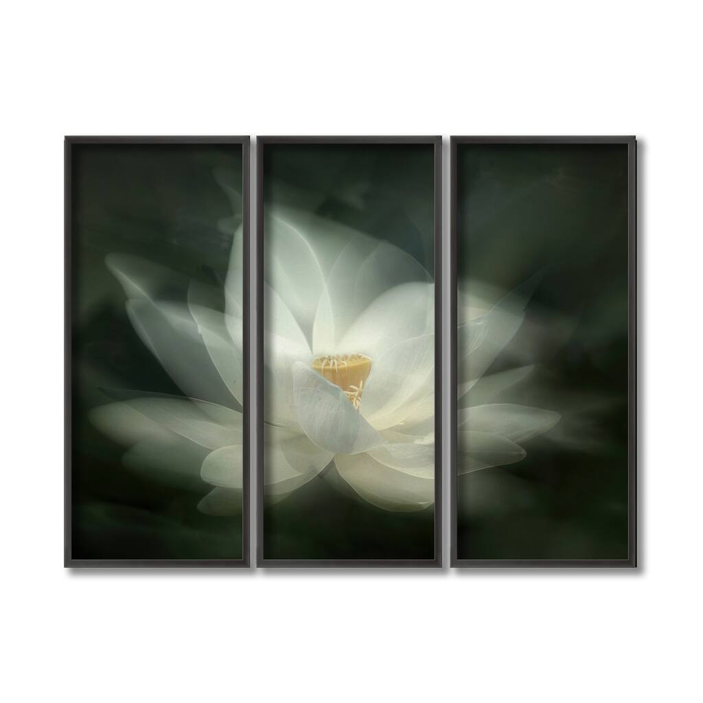 "Swaying" Framed 3-Piece Wall Art Set by Qing Zhao