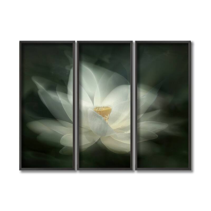 "Swaying" Framed 3-Piece Wall Art Set by Qing Zhao