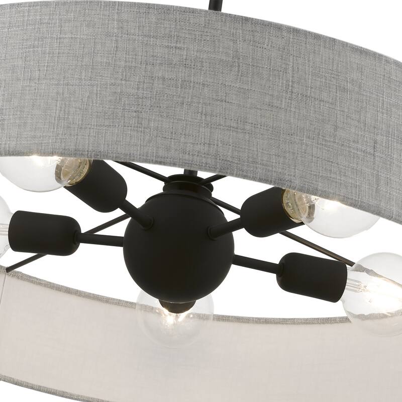Livex Lighting 46145 Elmhurst 5 Light 26" Wide Multi Light Pendant