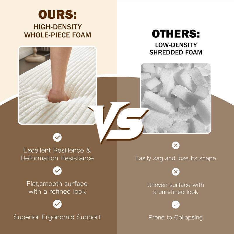 Modern 78.7" Floor Sofa With 2 Pillows For Small Pace Living Room, Convertible Sleeper Sofa Bed