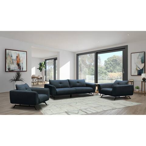 Abbyson Whitney 2 Piece Sofa and Two Chairs Fabric Set