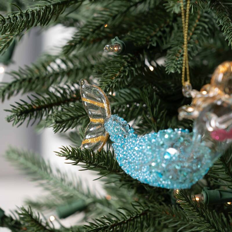 Swimming Mermaid Christmas Xmas Ornament