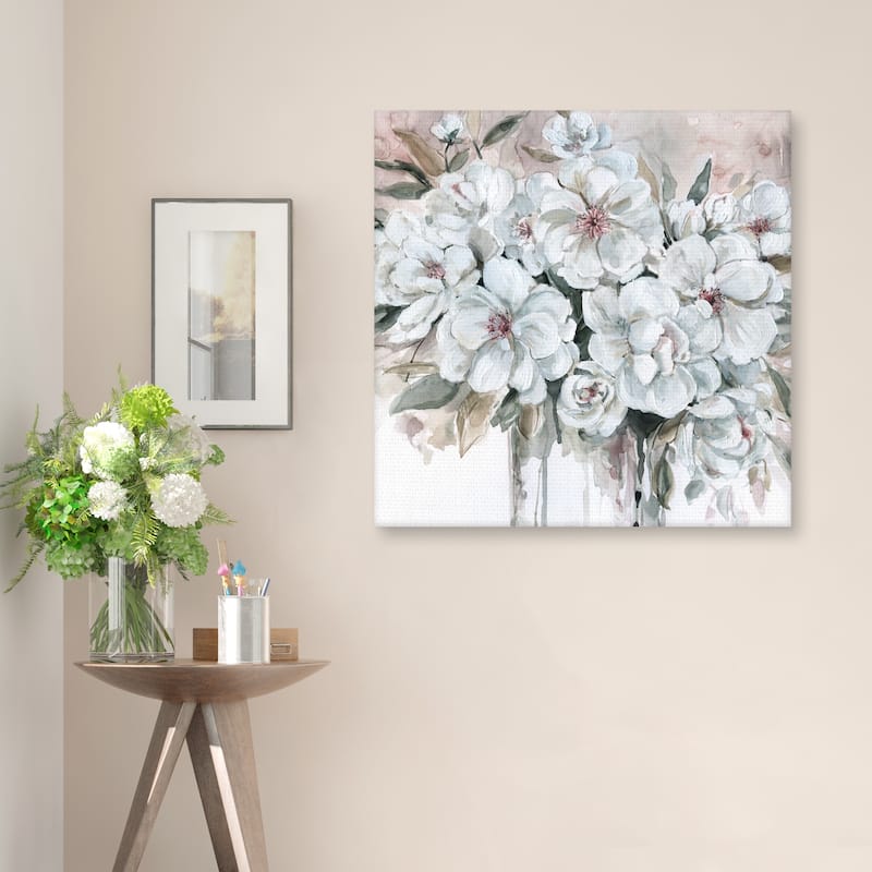 Blushing Bouquet by Carol Robinson Canvas Art Print