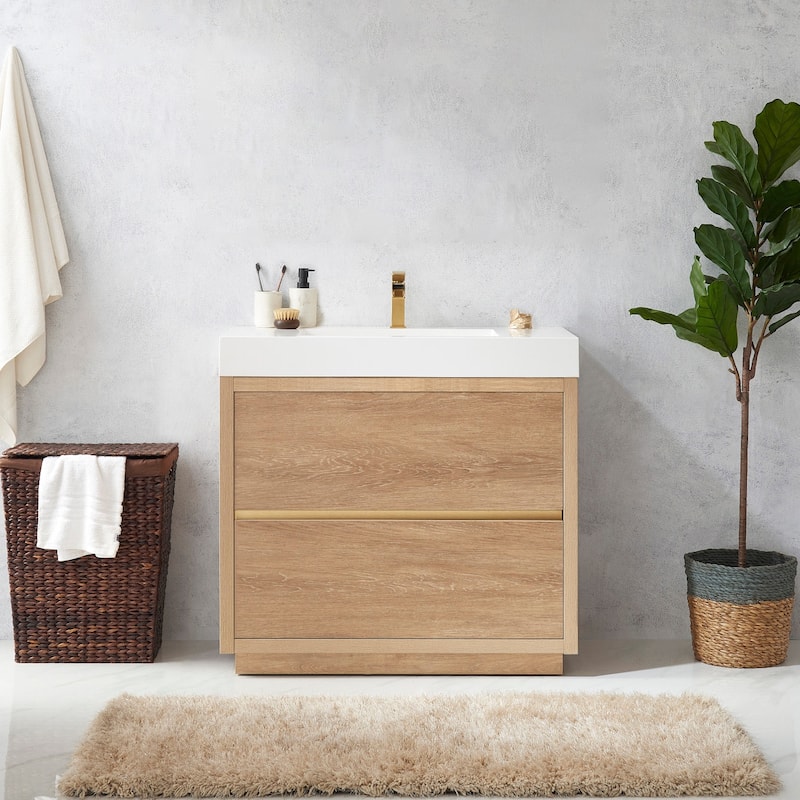 Miseno MV703036-NM Huesca 36" Free Standing Single Basin Vanity Set