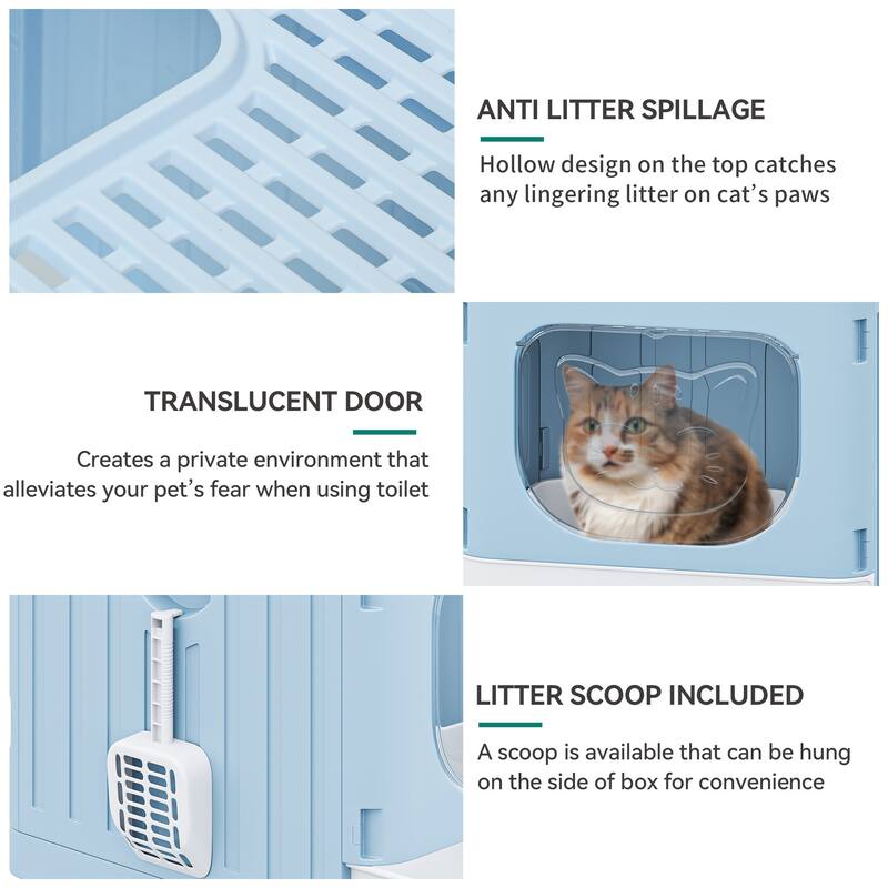 Cat Litter Box with Shovel