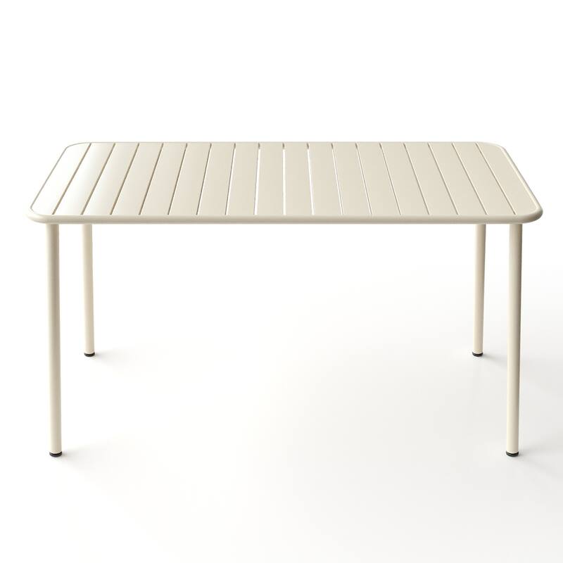 Long Table Outdoor Dining Table Villa Courtyard Balcony Table Outdoor Leisure Table Simple Garden Waterproof Table