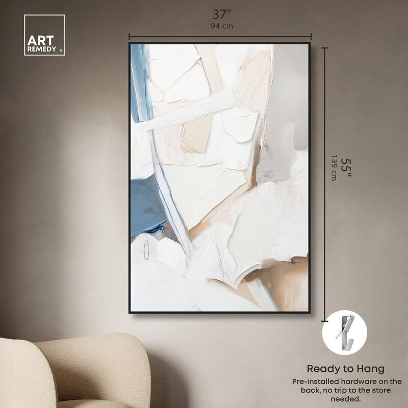 Bone and Beige I Canvas by Art Remedy