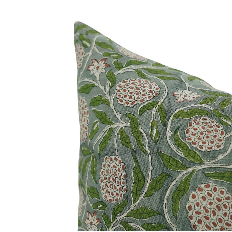 Linen Bohemian Block print pillow Cover Merakhi