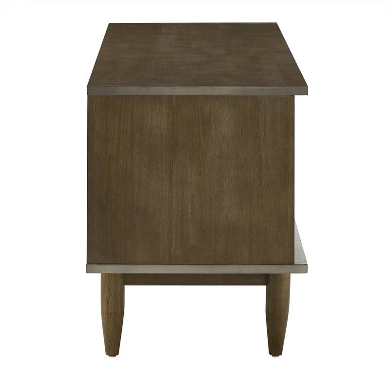 Kieran Mid-Century Wood 2-Drawer TV Stand by iNSPIRE Q Modern - 59-Inch