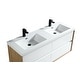 preview thumbnail 17 of 21, Kingdee 60D" Wall Mounted Vanity with Reinforced Acrylic Sink