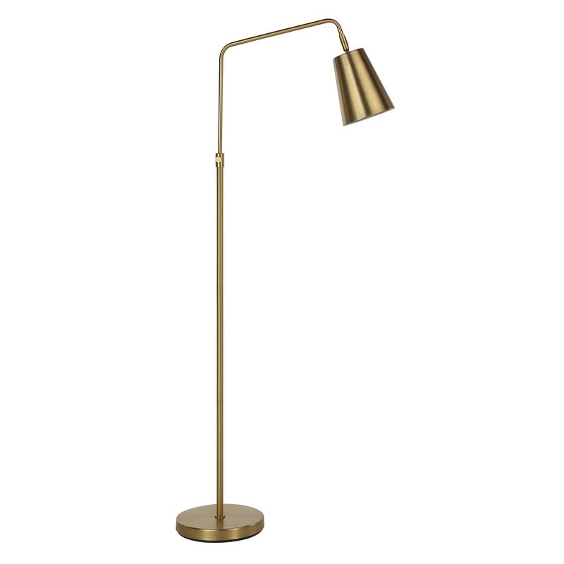 Vidura 47.5" Height Floor Lamp, Yellow - 10 x 23.25 x 47.5 - 56.875 ADJ."