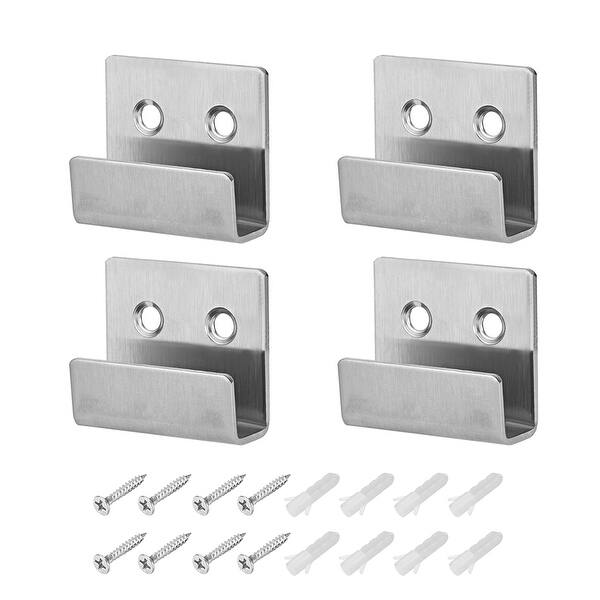 Shop 4 Pcs Wall Mounted Hook Robe Single Clothes Hanger With
