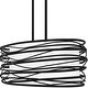 preview thumbnail 4 of 5, Spiral Five Light Linear Chandelier