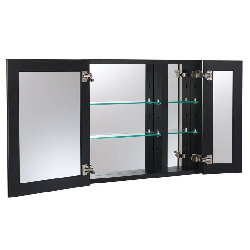 CRAFT + MAIN MMC3026 30" Double Door Mirrored Medicine Cabinet with