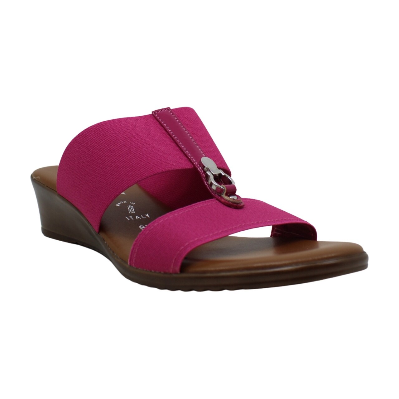 Italian Shoemakers Womens 5871S8 Fabric Open Toe Casual Strappy Sandals