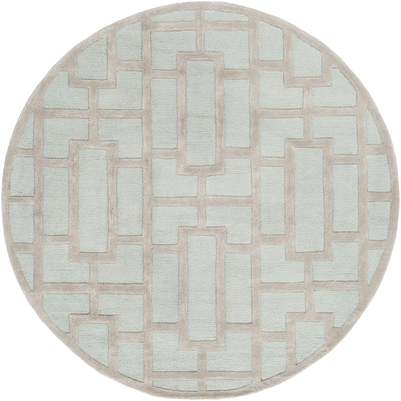 Hand-Tufted Thaxted Wool Area Rug - 6' Round