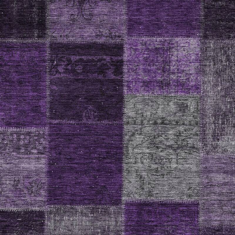 HomeRoots Patchwork Transitional Rectangle Outdoor Rug