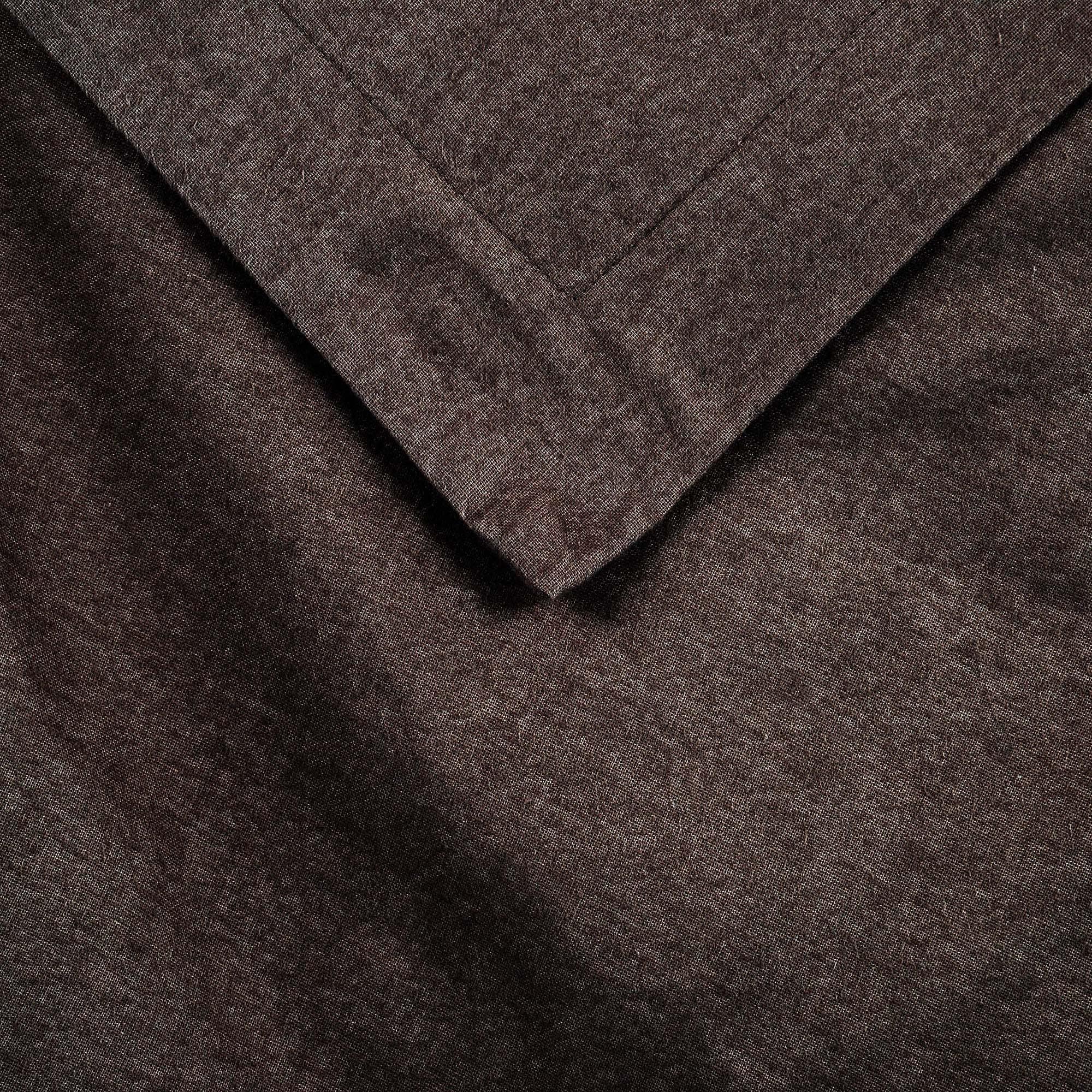 Superior Classic Solid Flannel Cotton Duvet Cover Set - Picture 14 of 45